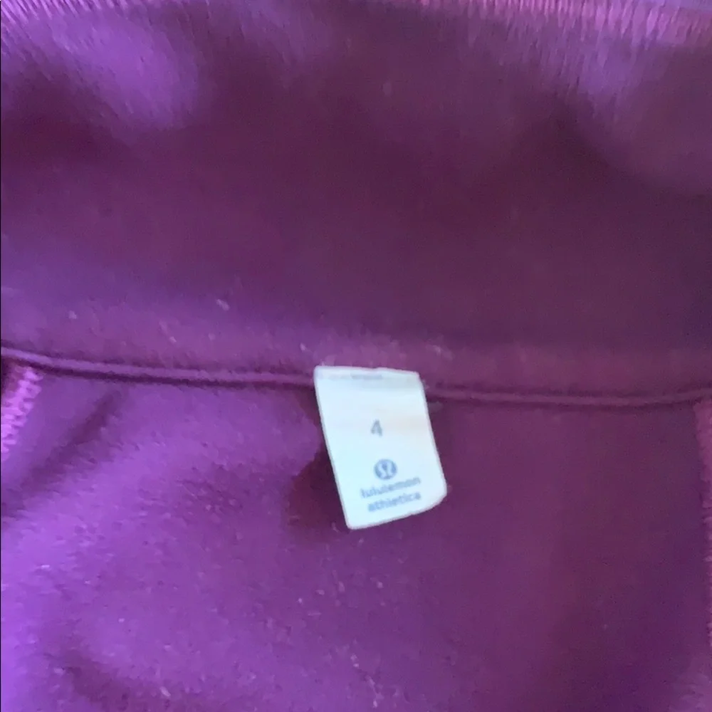 Lululemon first mile half zip running top